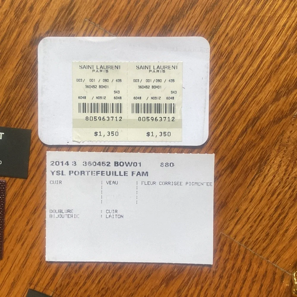 Ysl brand new wallet in chain with tags - Picture 7 of 13